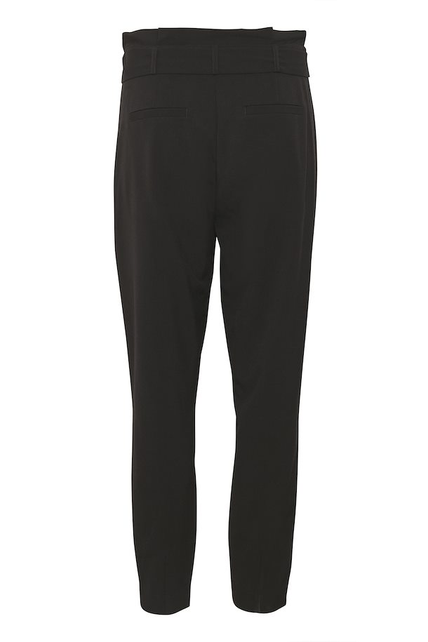 b.young Pants with paperbag wiast Black – Shop Black Pants with ...