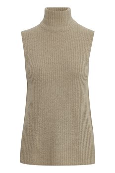 b.young BYCANNA WAISTCOAT - Chaleco - safari/camel 