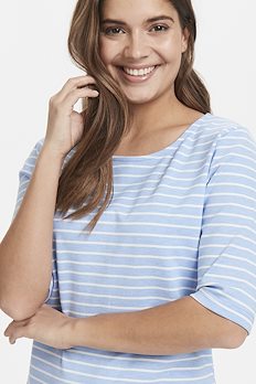 Cornflower Blue Mel. Stripe