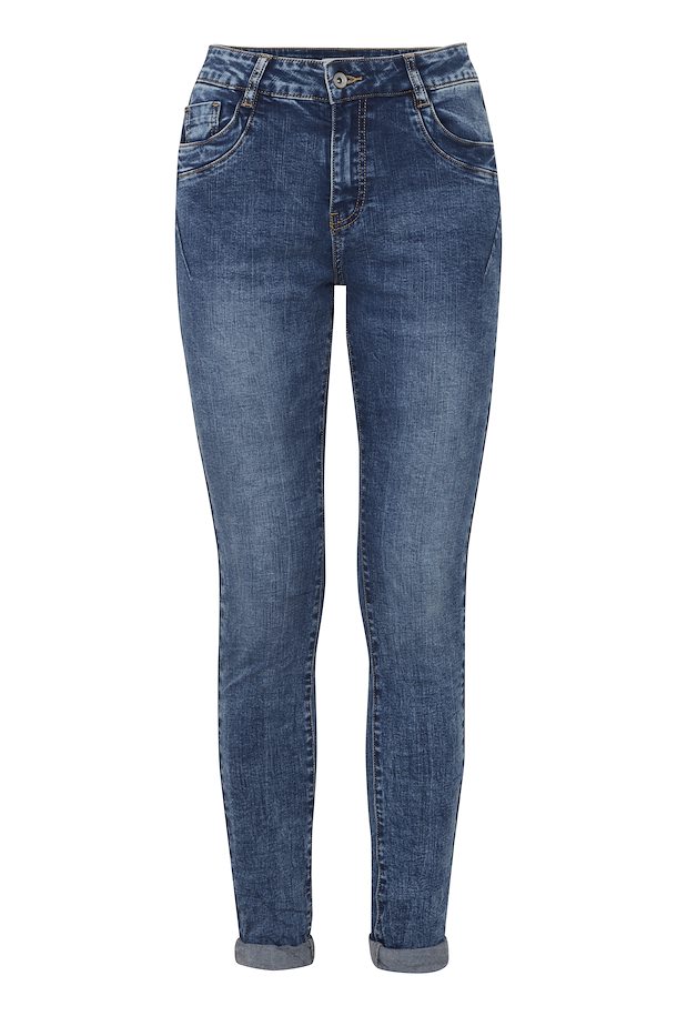 kæmpe rent Tilskynde b.young BYKaily Jeans Mid Blue Denim – Køb Mid Blue Denim BYKaily Jeans fra  str. 34-