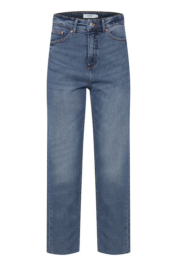 ByKato Jeans - Straight fit Mid Denim Køb Mid Blue Denim ByKato Jeans - Straight