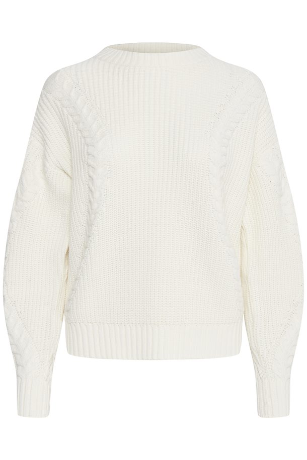 b.young BYMojo Knitted pullover Off White – Shop Off White BYMojo ...