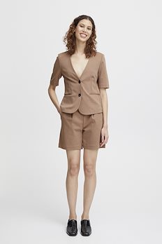 b.young Desi Birch Textured Tweed Blazer - Jackets from Shirt